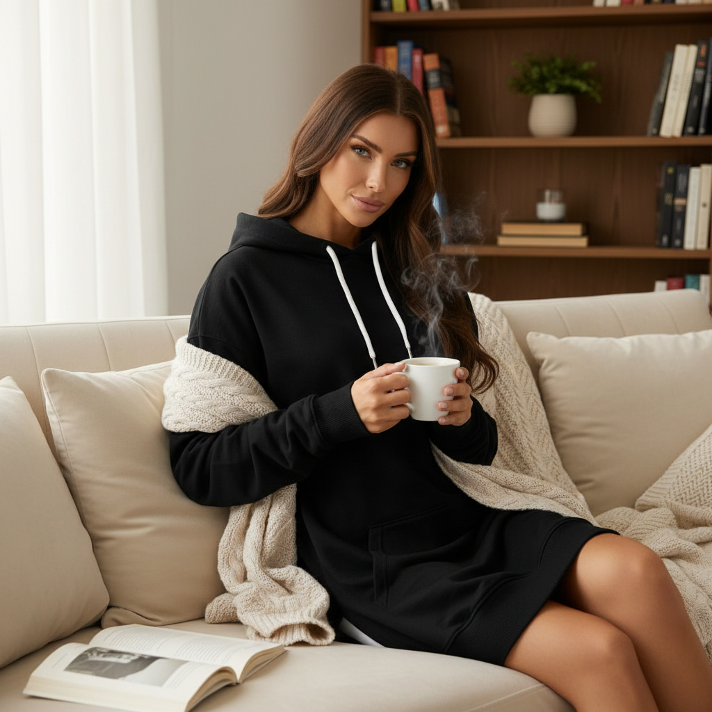 Oversized Hoodie Dress