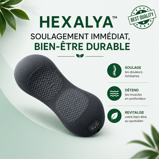 HEXALYA™ – Le Masseur Dorsal 3 en 1